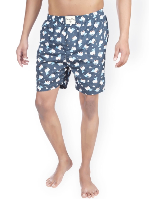 

Urban Dog Navy Printed Boxers UDBX20, Navy blue