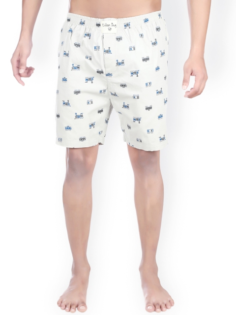 

Urban Dog Off-White Printed Boxers UDBX21