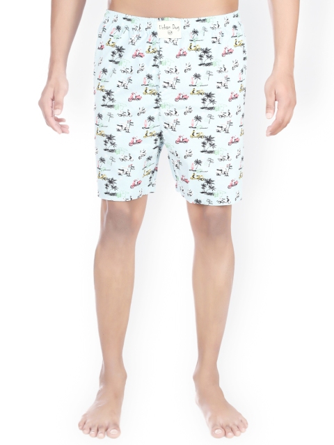 

Urban Dog Blue Printed Denim Boxers UDBX29