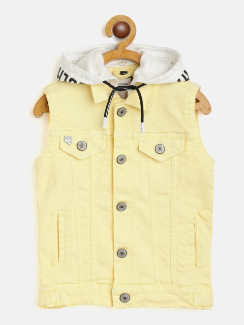 

RUFF Boys Yellow Denim Jacket
