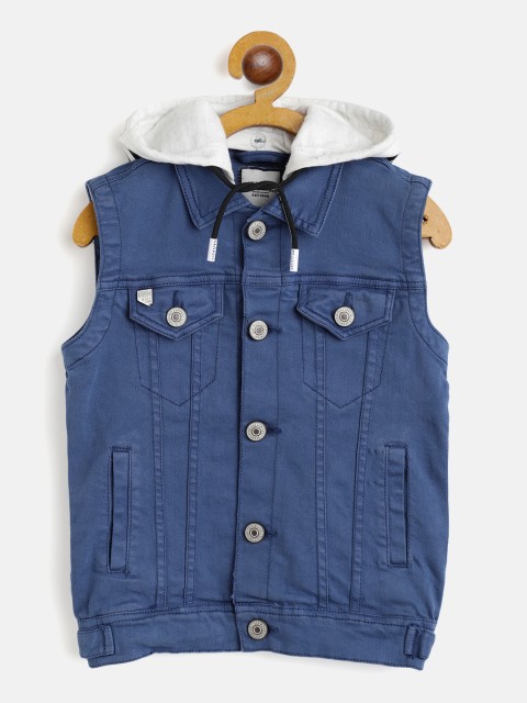 

RUFF Boys Blue White Denim Jacket