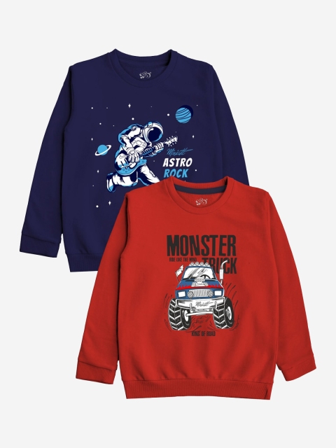 

x2o Unisex Kids Multicoloured Printed Sweatshirt, Multi