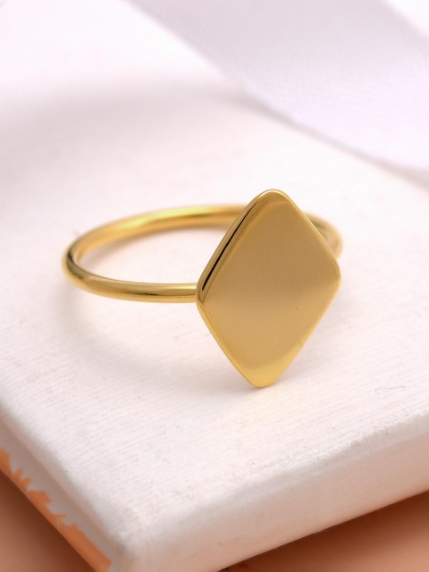 

Tistabene 18K Gold-Plated Trapez Adjustable Finger Ring