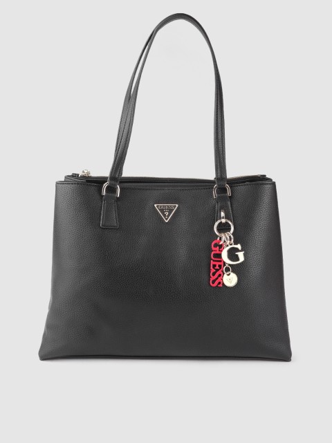 

GUESS Black Structured Shoulder Bag