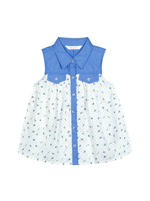 

Budding Bees Off White A-Line Dress