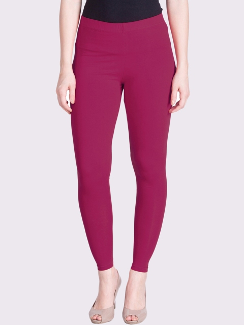 

LYRA Women Magenta Ankle-Length Leggings