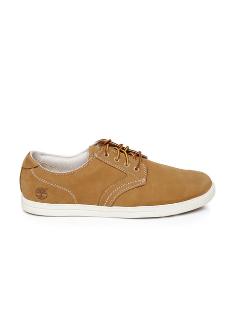 

Timberland Men Tan Brown Suede Derby Shoes
