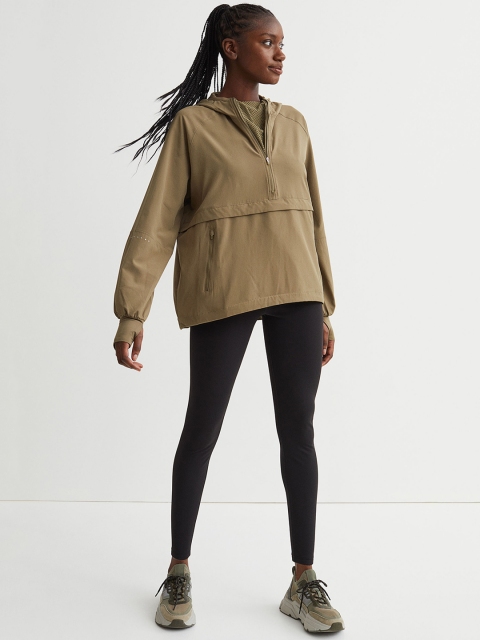 

H&M Women Green Running Jacket