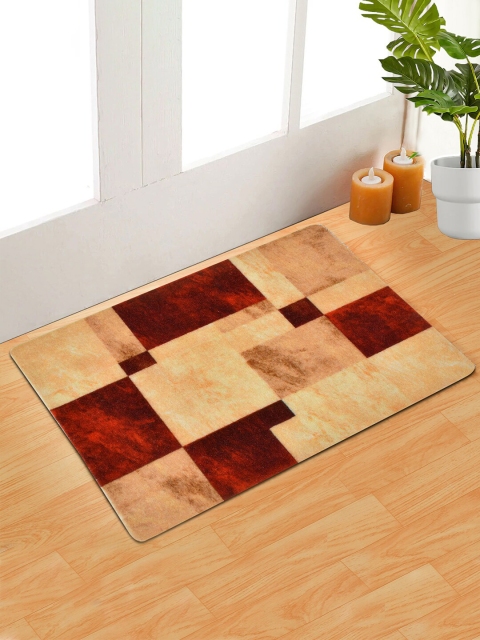 

Florida Beige & Red Printed Anti-Skid Doormat