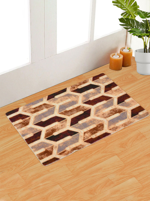 

Florida Beige & Brown Printed Anti-Skid Doormat