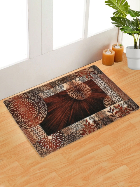 

Florida Maroon & Black Printed Anti Skid Door Mat
