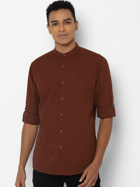 

Allen Solly Sport Men Maroon Opaque Casual Shirt
