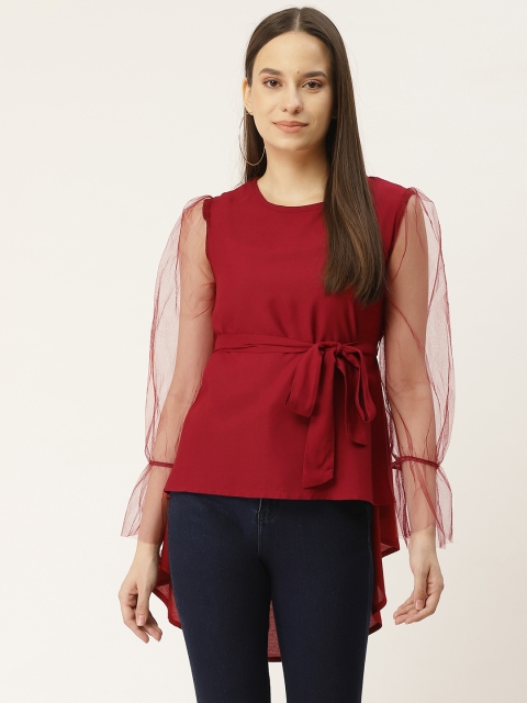 

urSense Maroon Regular Top