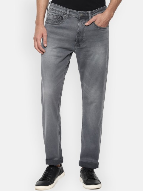 

Louis Philippe Jeans Men Grey Light Fade Jeans
