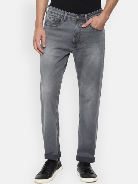 

Louis Philippe Jeans Men Grey Light Fade Jeans