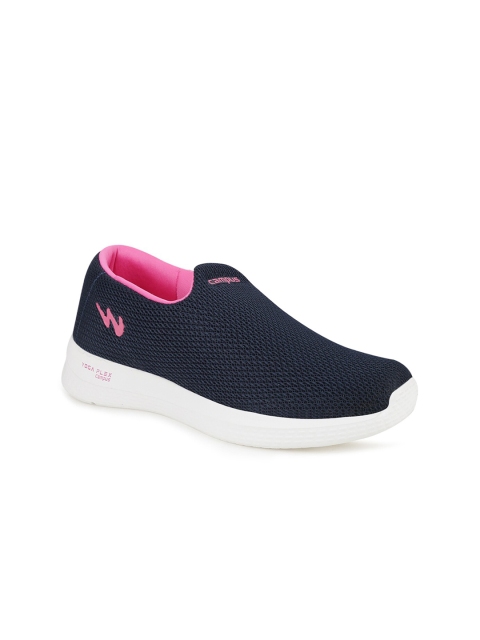 

Campus Women Navy Blue Mesh Walking Non-Marking Shoes