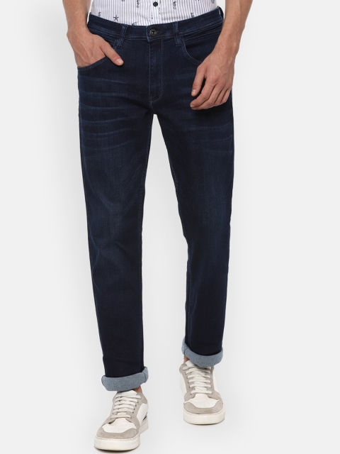 

VAN HEUSEN DENIM LABS Men Navy Blue Stretchable Jeans
