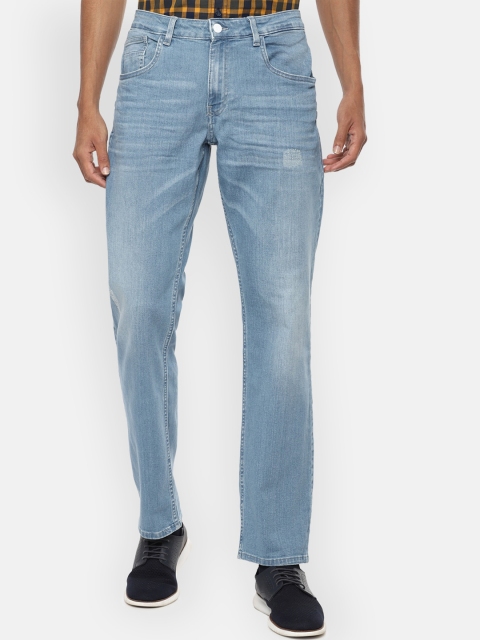 

VAN HEUSEN DENIM LABS Men Blue Mildly Distressed Light Fade Jeans