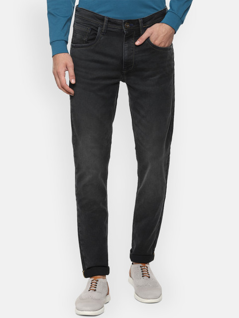 

VAN HEUSEN DENIM LABS Men Black Skinny Fit Jeans