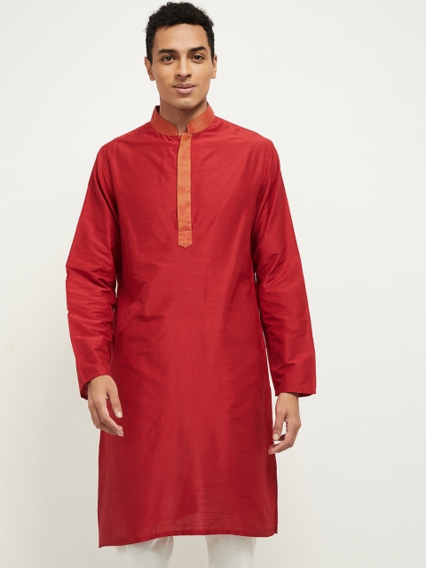 

max Men Red Kurta