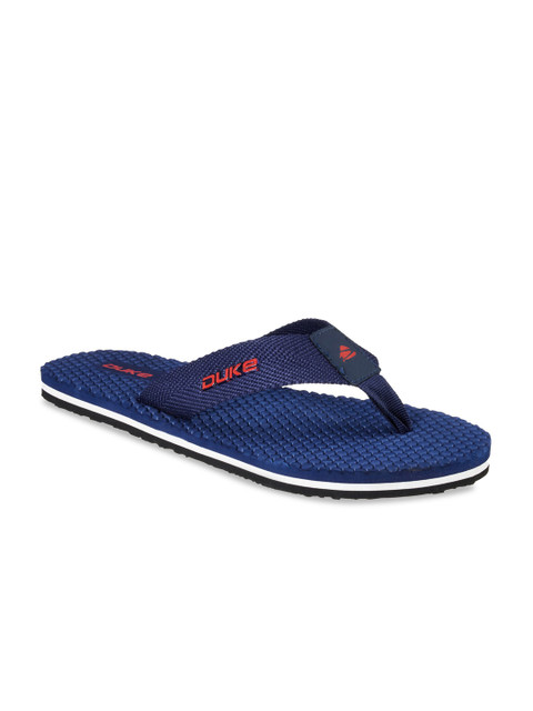 

Duke Men Navy Blue & Red Thong Flip-Flops
