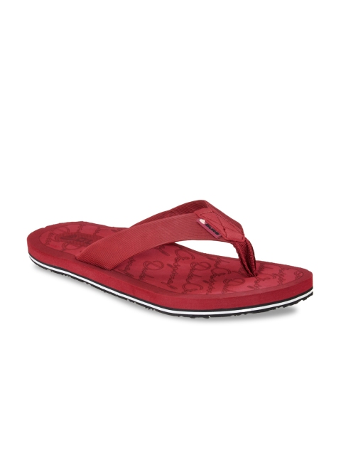 

Duke Men Burgundy Printed Slip-On