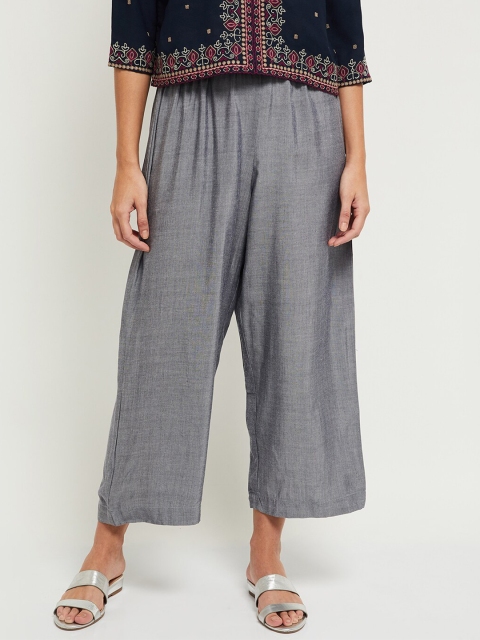 

max Women Blue Ethnic Palazzos