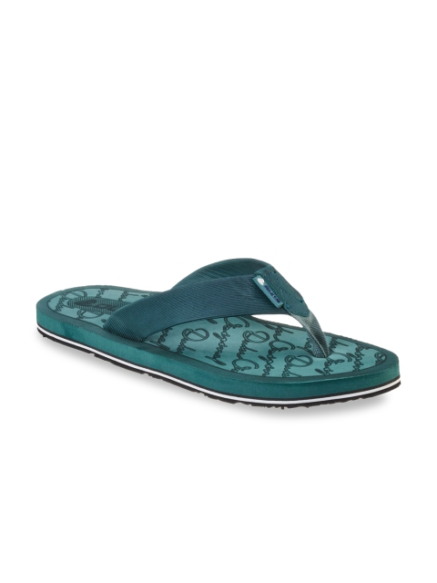 

Duke Men Green Printed Slip-On