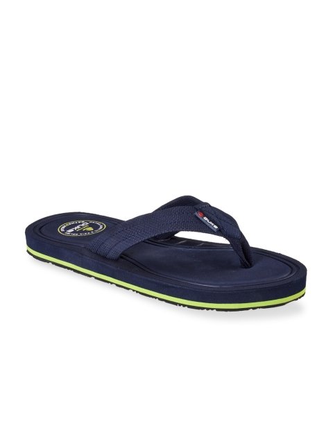 

Duke Men Navy Blue & Green Printed Thong Flip-Flops