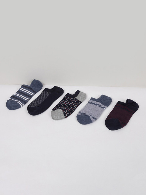 

max Men Multi Pack of 5 Ankle-Length Socks