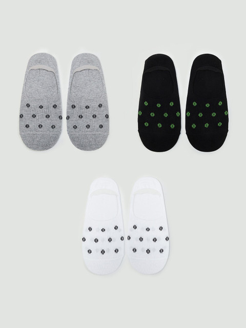 

max Men Multi Pack of 3 Shoe-Liners Socks