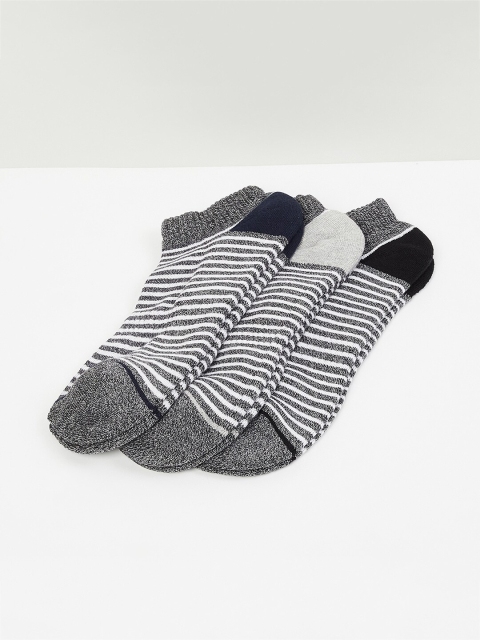 

max Men Multi Pack of 3 Ankle- Length Socks