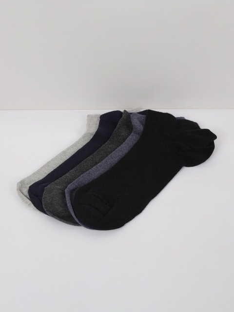 

max Men Multi Pack of 5 Ankle- Length Socks