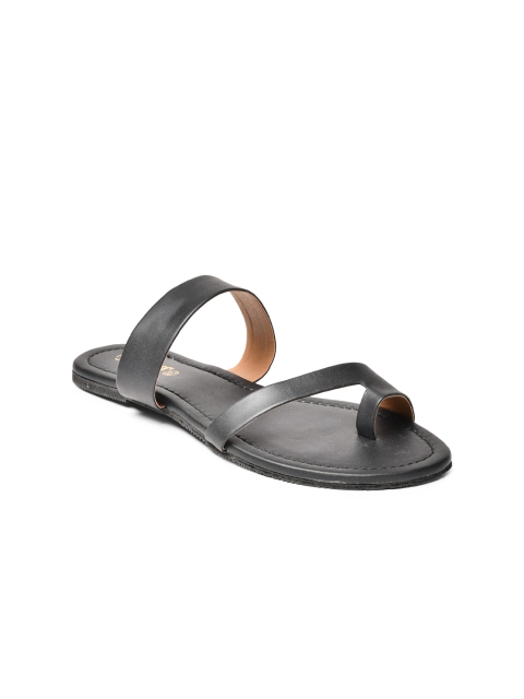 

GNIST Women Charcoal One Toe Flats