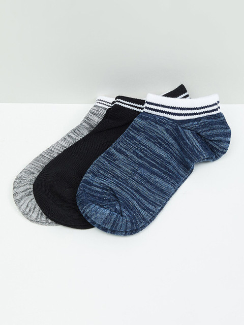 

Max Women Pack of 3 Assorted Ankle-Length Socks