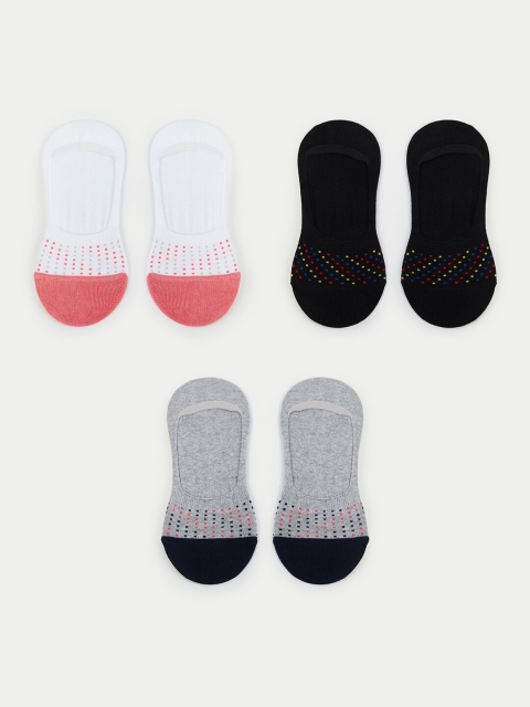 

max Women Pack Of 3 Assorted Patterned Shoe-Liners