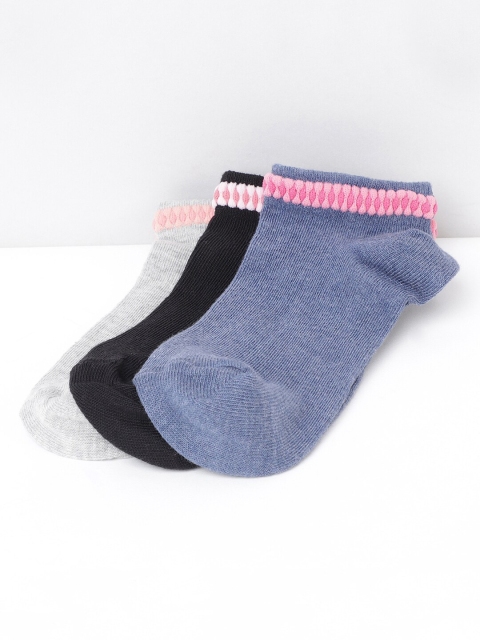 

max Men Multi Pack of 3 Ankle-Length Socks, Na
