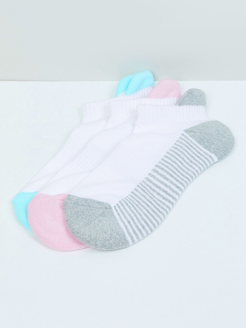 

max Men Multi Pack of 3 Ankle-Length Socks