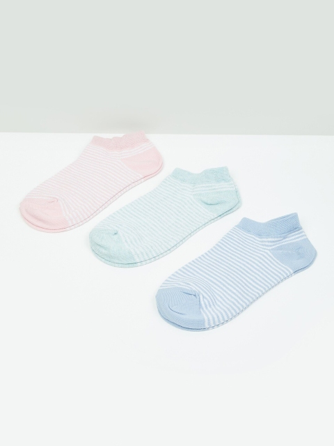 

max Men Multi Pack of 3 Ankle-Length Socks