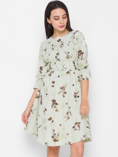 

ZOLA Green Floral Dress
