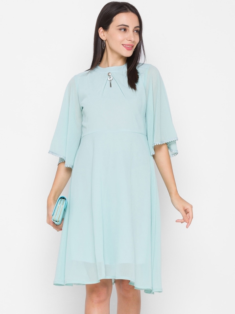 

ZOLA Blue Chiffon Dress