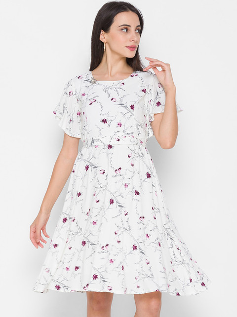 

ZOLA Blue Floral Dress