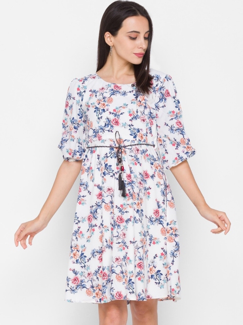 

ZOLA White Floral Dress