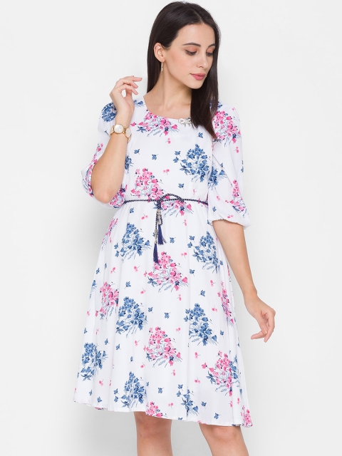 

ZOLA White Floral Dress