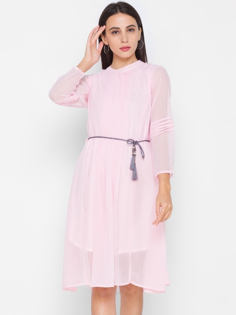 

ZOLA Pink Chiffon Dress