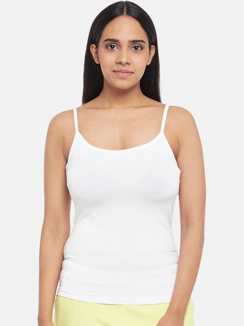 

Dreamz by Pantaloons Women White Solid Camisole