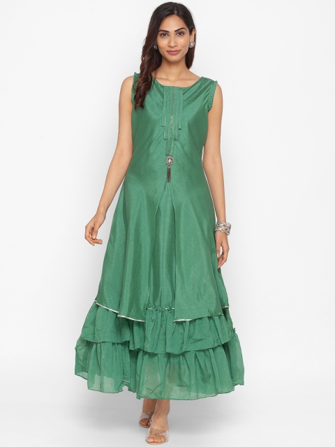 

ZOLA Women Green Anarkali Kurta