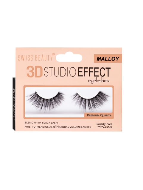 

SWISS BEAUTY 3d Studio Effect Eyelashes - Malloy, Black