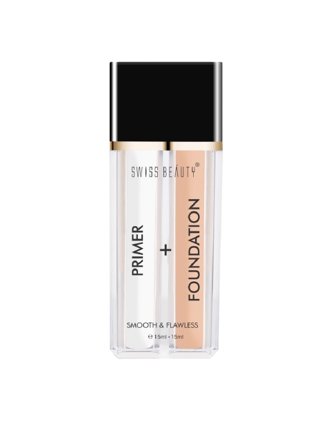 

SWISS BEAUTY Primer + Foundation - Ivory 01, Beige