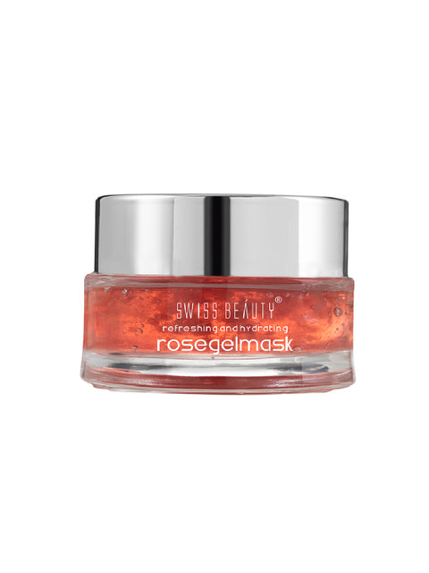 

SWISS BEAUTY Refreshing and Hydrating Rose Gel Mask 70g, Red